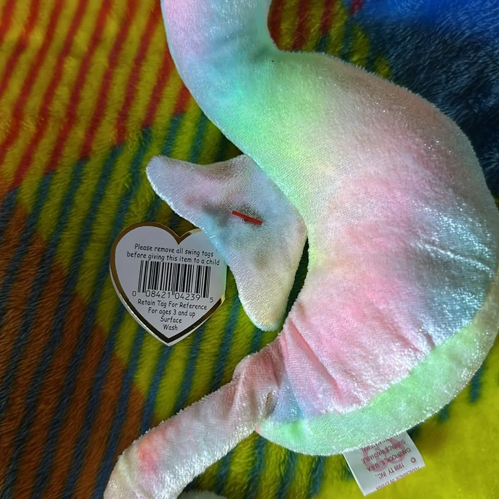 Ty Neon the Seahorse Beanie Baby
